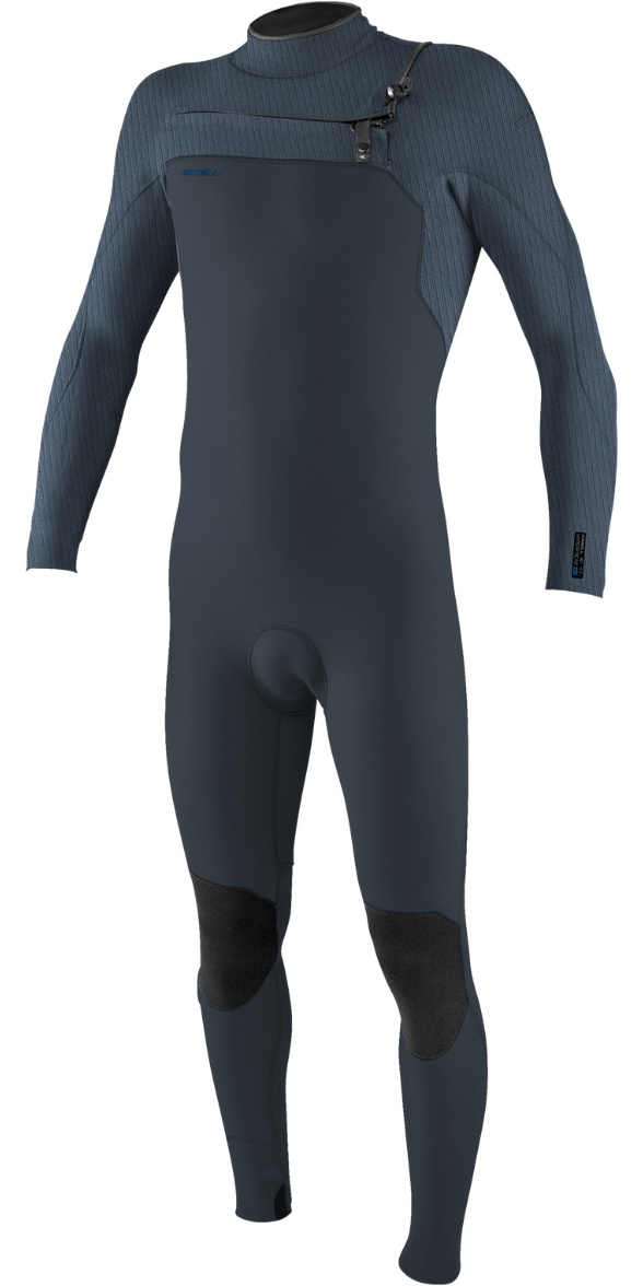 2025 O'Neill Mens Hyperfreak Wind 4/3 Mm Chest Zip Wetsuit 5628